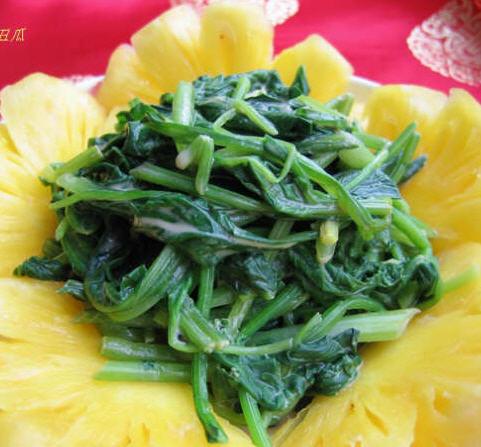 凉拌菠菜的做法